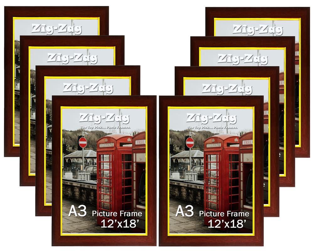 zig zag A3 Size Photo Frame For Document, Photo, Quote,Certificate Wall