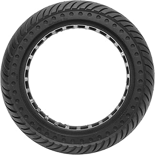 Pneu duplo de favo de mel para scooter elétrico, à prova de explosão, antiderrapante, de borracha, com absorção de choque, pneu elétrico de 5 cm, largura do pneu 21,5 cm OD para substituição