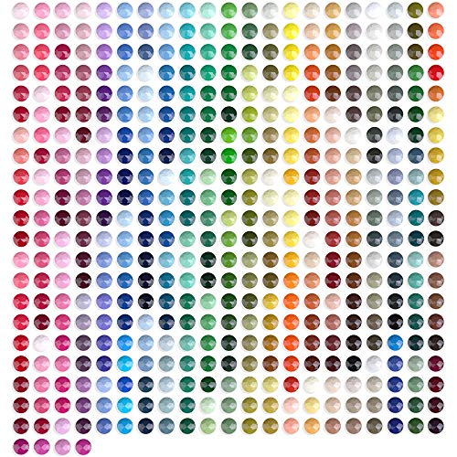 ARTDOT Beads for Diamond Painting Accessories 89000 Pieces 445 Colors Round Beads Sparkle Rhinestones for Nails Diamond Art Crafts (200 pcs per Bag)