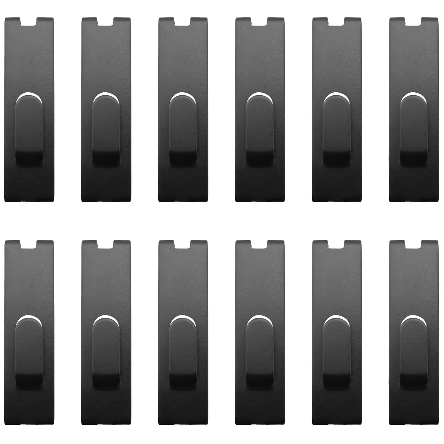 TAODAN 12PCS Mesh Wall Hook Hanger Iron Mesh Notch Picture Frame Painting Art Display Home Slot Panel Mesh Panel Hook For Office Home Mesh Panel Black