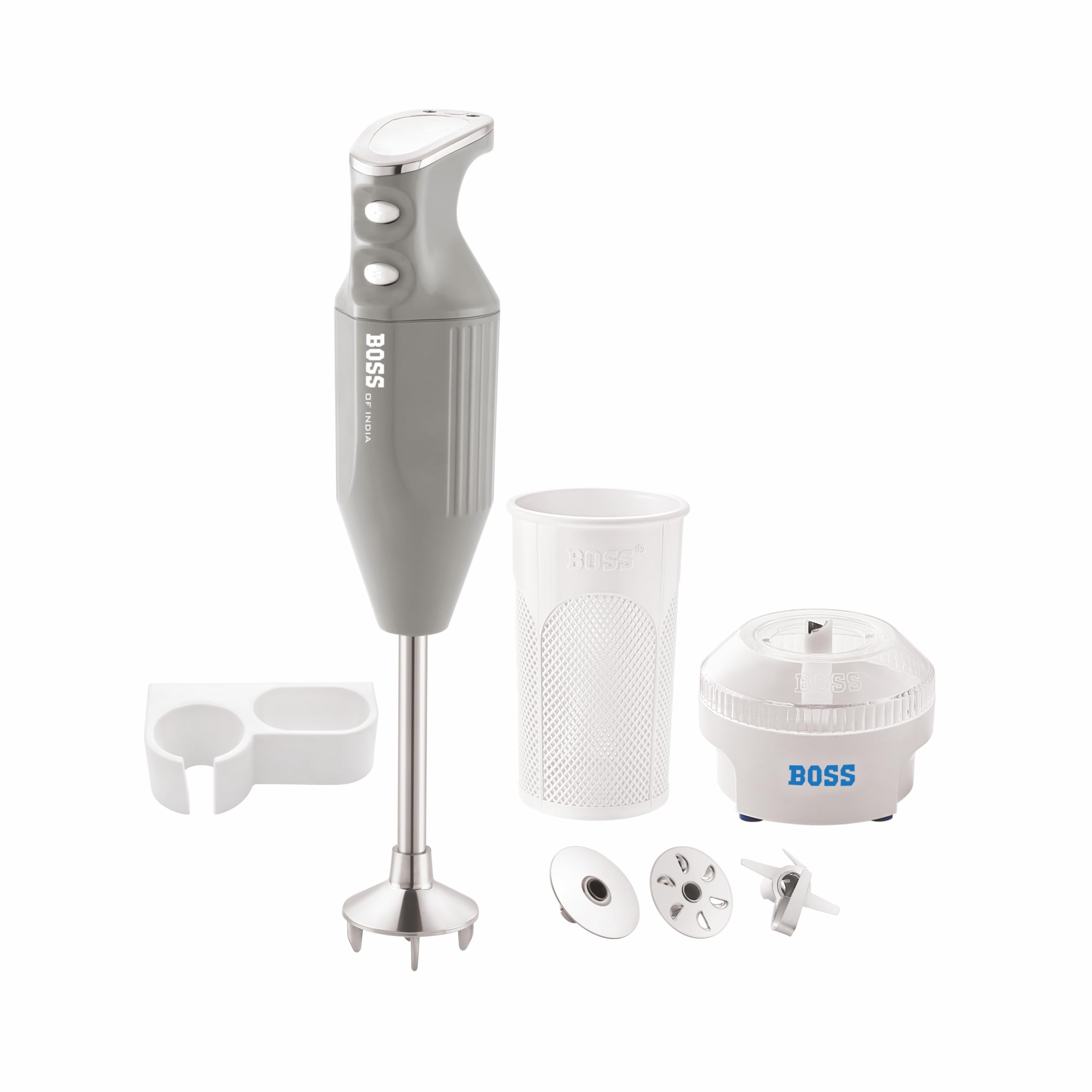 BOSS Stainless Steel Big Boss Portable Hand Blender | Powerful 275 Watts Motor | 5 Years Warranty* First In India | Variable Speed Control | Isi-Marked, Light Grey-image-31