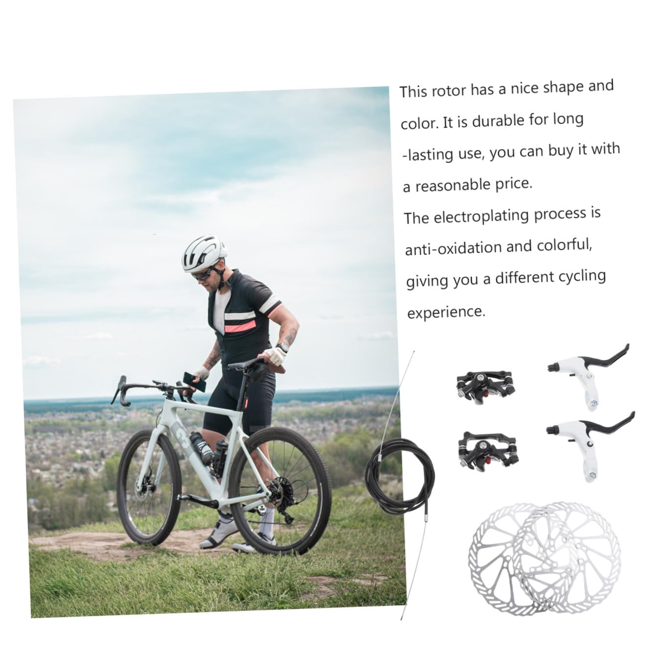 TOPBATHY Frenos de Disco para Bicicleta con Diseño Esqueleto Ligero y Resistente Rotores CNC Alta Resistencia para Disipación Térmica Compatibles con Bicicletas de Montaña y Carretera