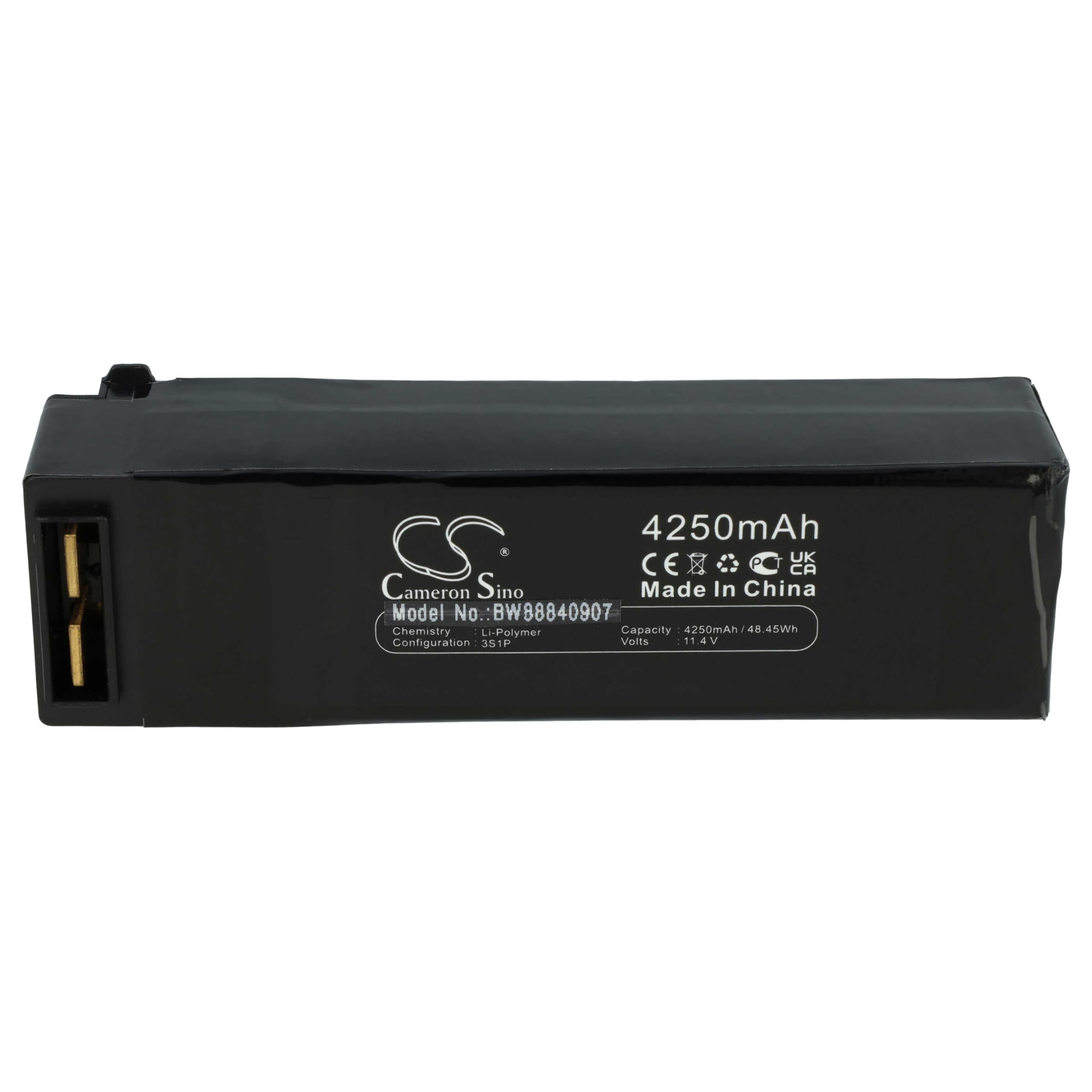 vhbw batteria sostituisce SwellPro CDC01 0004 per drone quadricottero multicottero (4250mAh, 11,4V, Li-Poly)