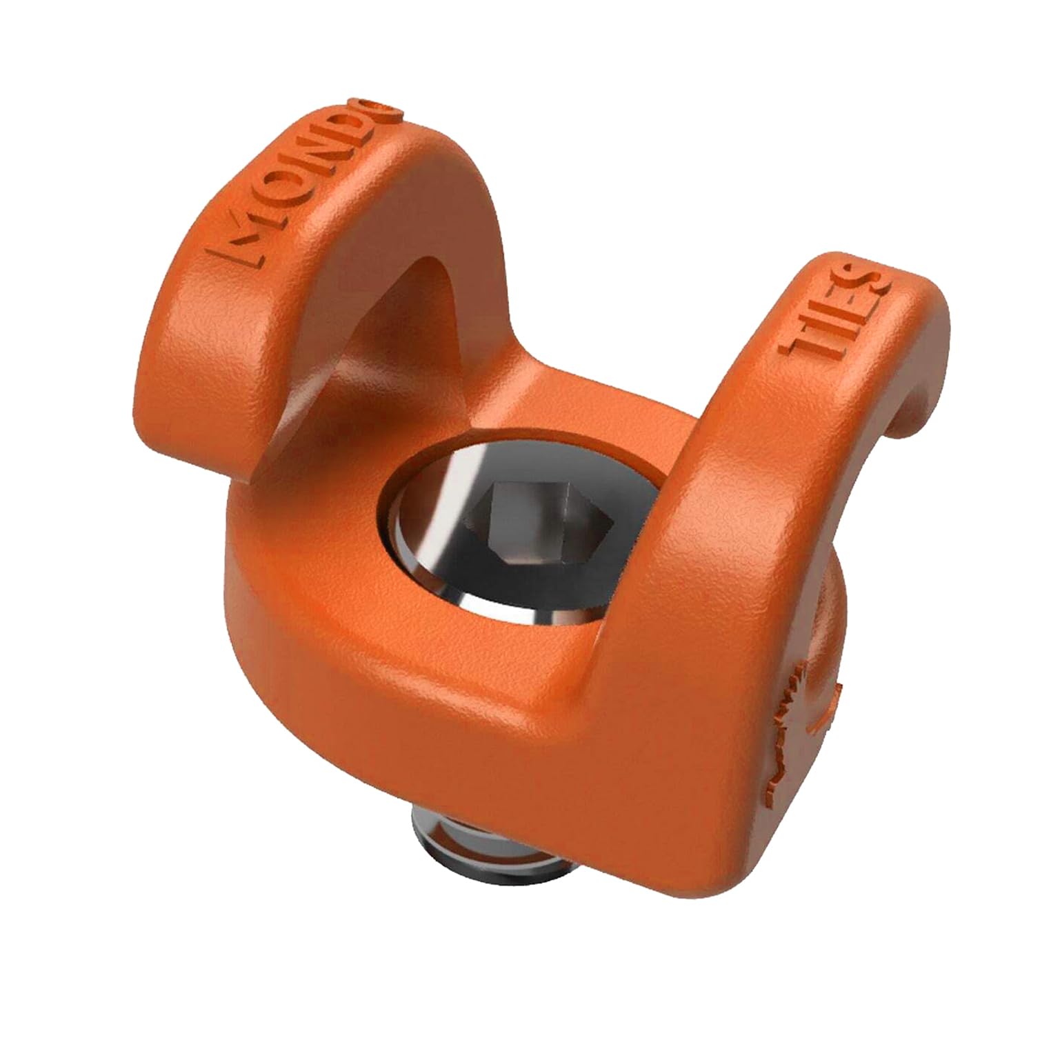 KONDOR BLUE x Armando Ferreira | Mondo Ties Cable Management Clips for Cameras | Cable Organization, 1/4"-20 Mounted, Holds 2-3 Cables, & Supports up to 20lbs of Force (5-Pack) | Orange