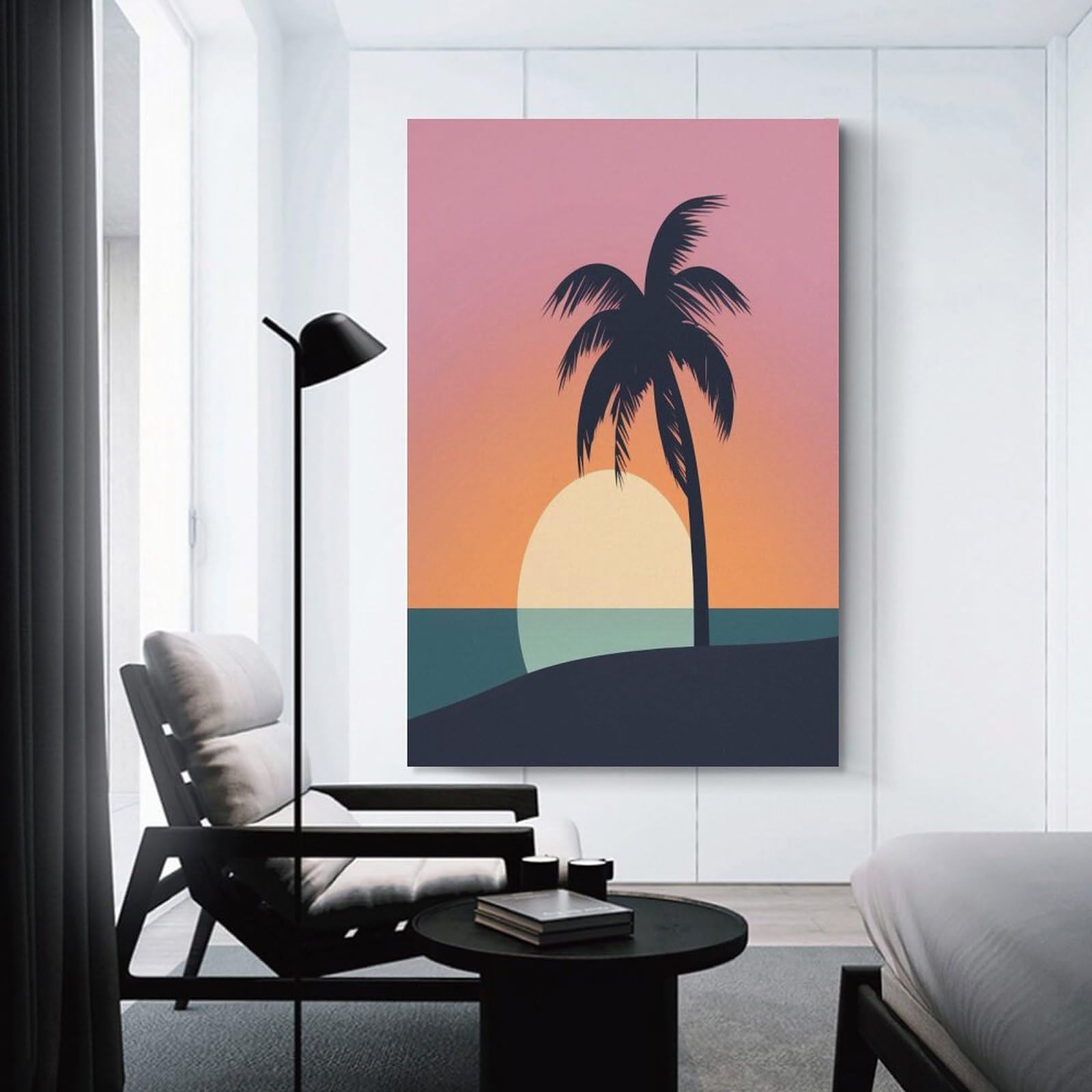 キャンバスプリントアート palm tree 絵画 額付き インテリア キャンバスプリントアート palm tree 絵画 額付き インテリア 【公式通販】