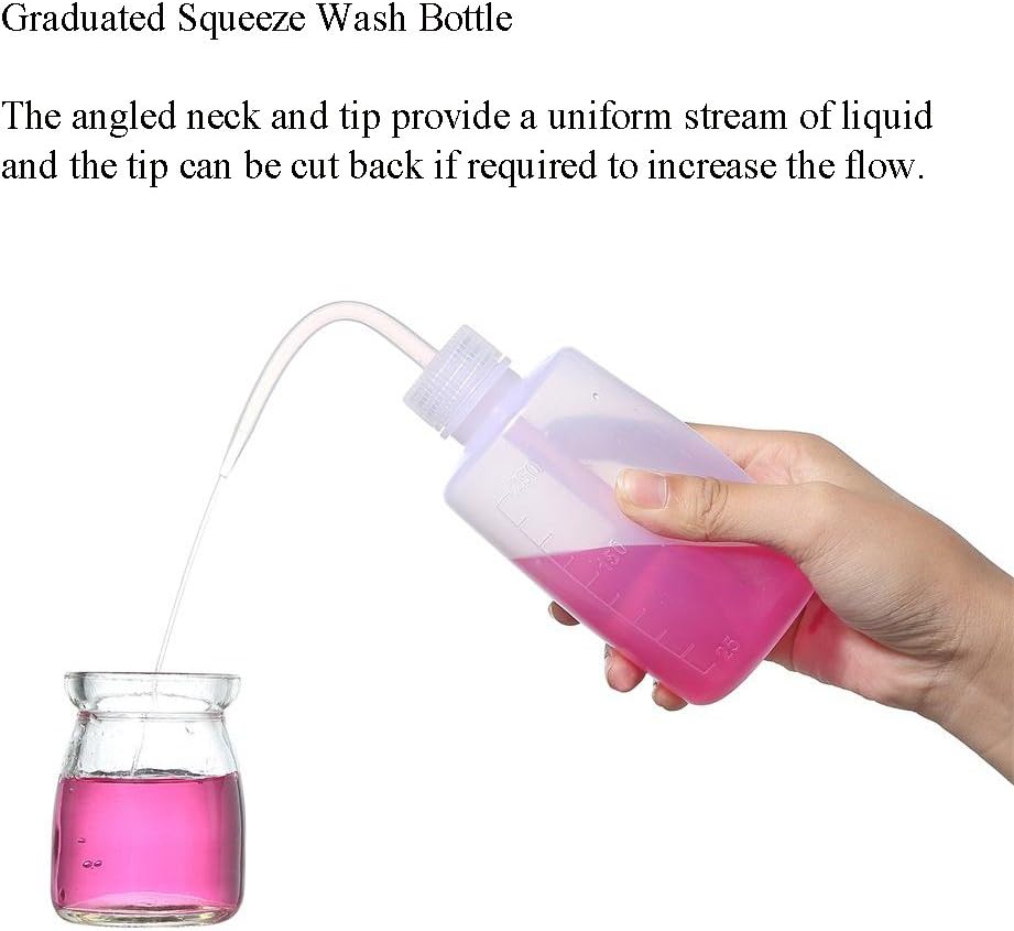 Bеѕt Dеаl Wash bottle LDPE Bottle with Narrow Mouth (250ml+500ml) Frее Shірріng 🛒 Wash bottle LDPE Bottle with Narrow Mouth (250ml+500ml)
