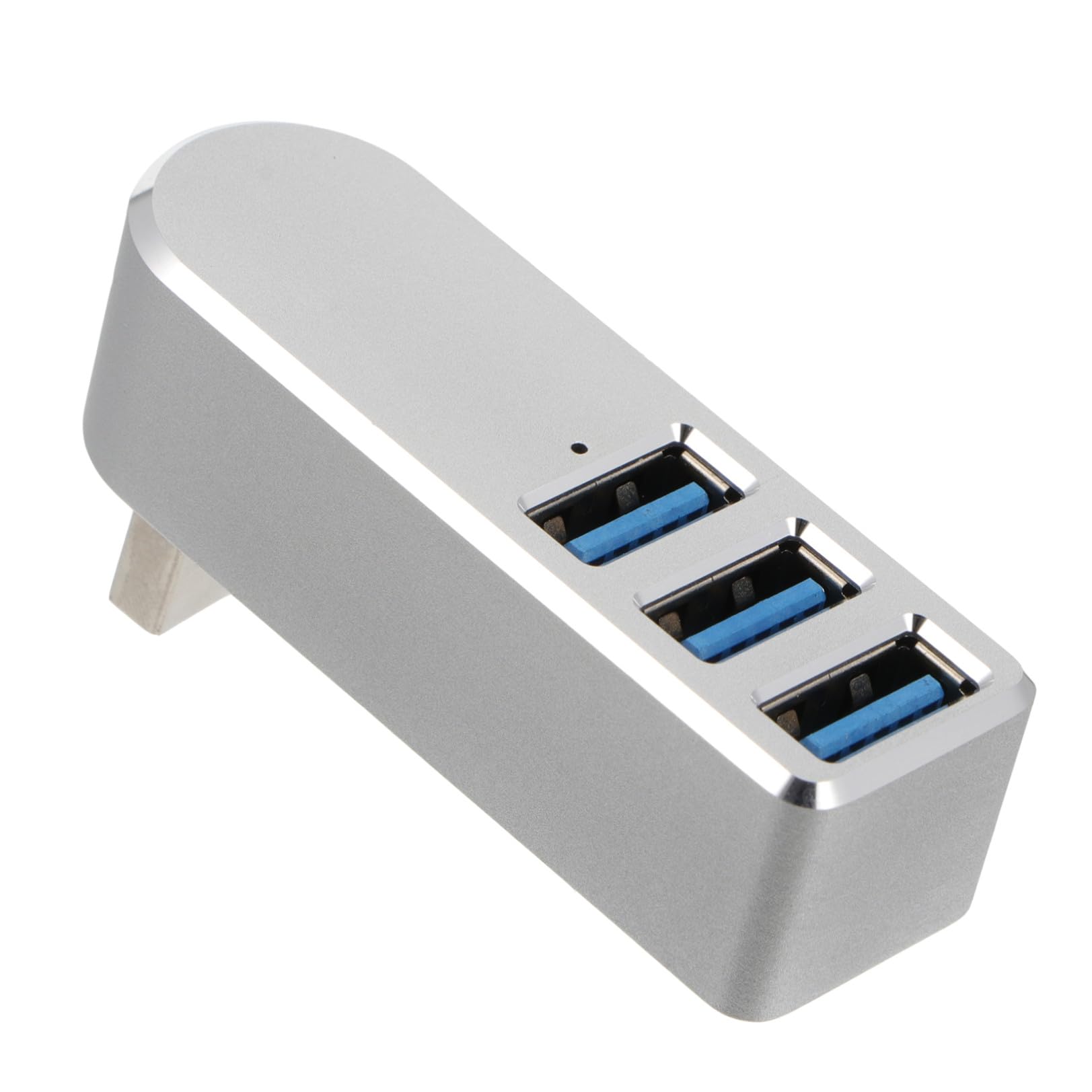 Gatuida 2pezzi Hub Usb Rotante Alluminio Adattatore Multi-port Per Laptop e Dispositivi Porte Usb Per Mouse Tastiera e Fotocamera Design Compatto e Portatile Trasmissione