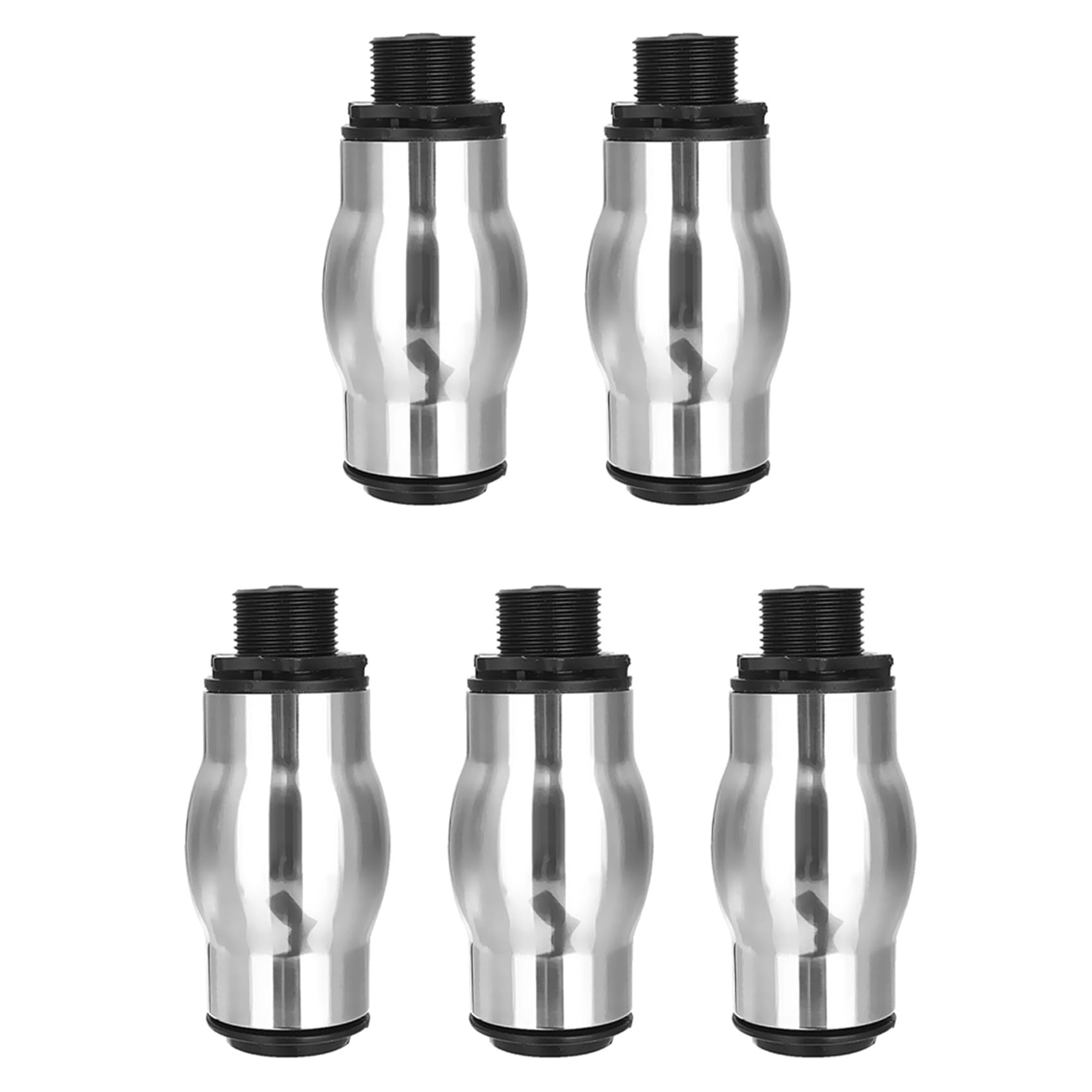 Jnchdghwa Silver 5X Stainless Steel Foamy Fountain Nozzle Water Sport Pond Head Sprinkler Dn25
