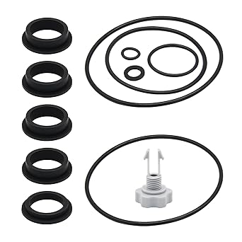 Koatukys 25013 Air Release Valve & L-Shape O-Rings Gasket Kit Replacement for Intex Sand Filter Pumps Seals Set