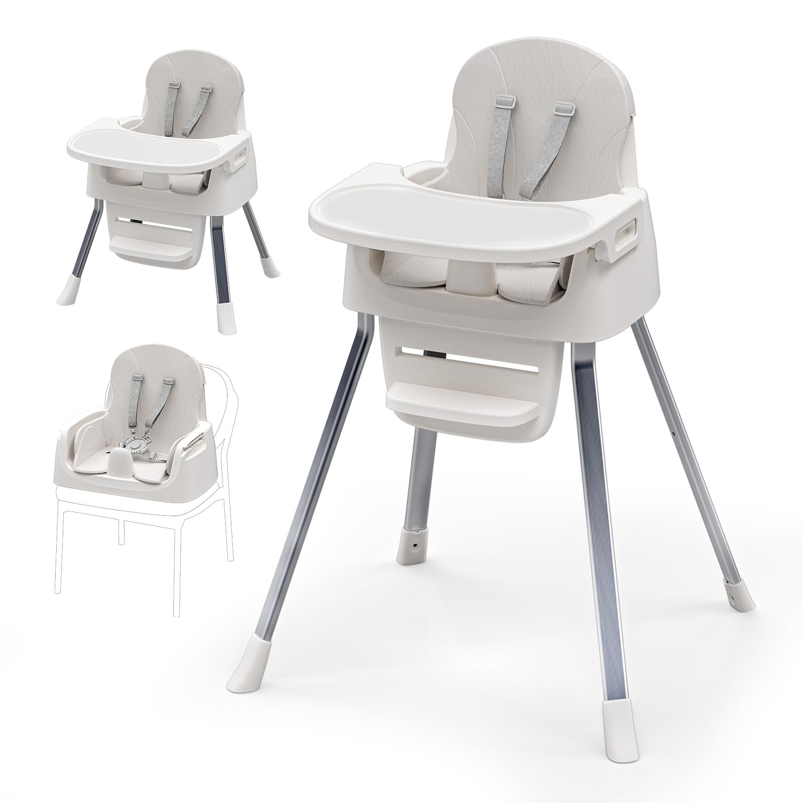CheerKid 4-in-1 Portable Baby High Chair