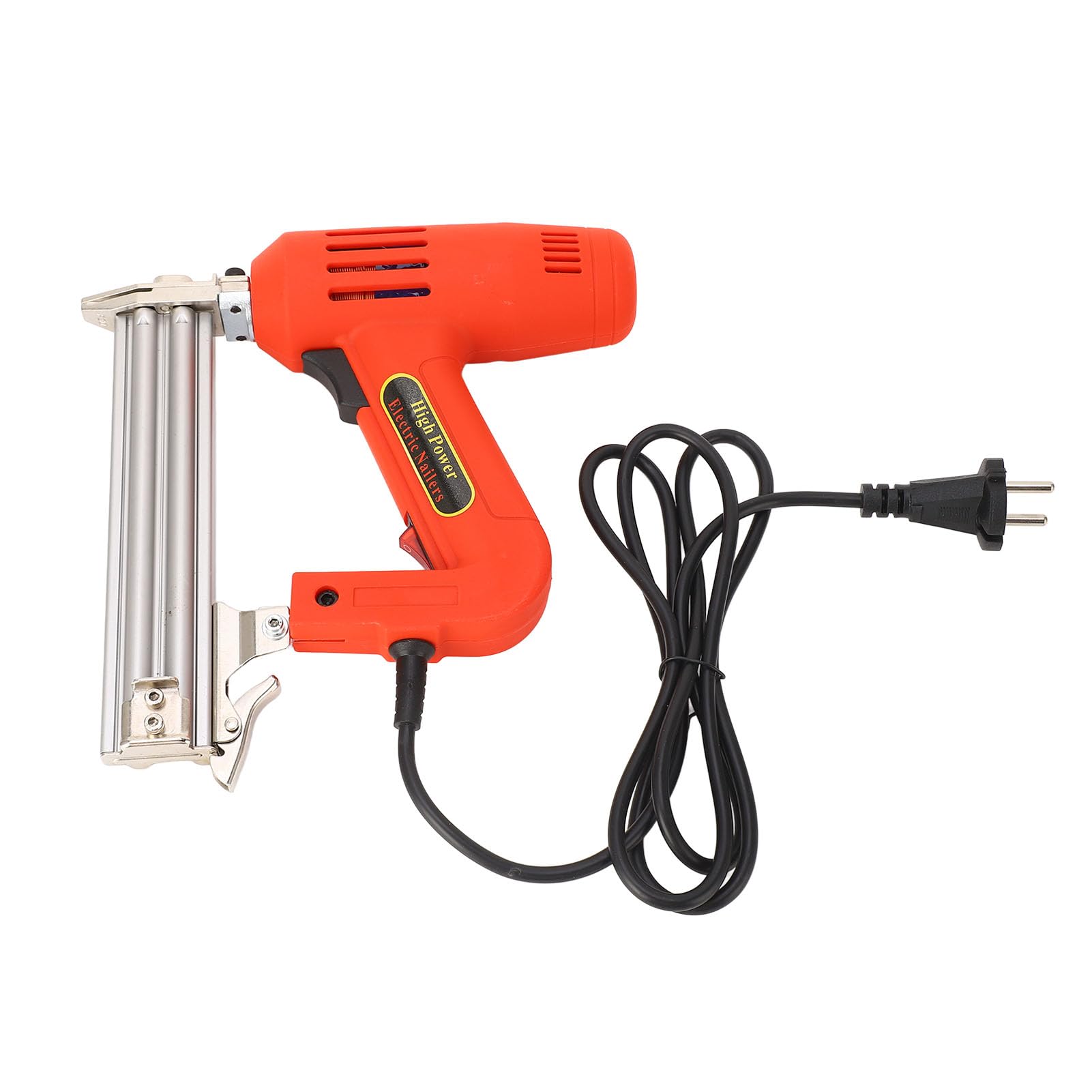 Hyuduo Pistola de Clavos Eléctrica 2200W para Carpintería con 100 Clavos F30 y Enchufe UE - Alta Potencia y Accesorios Incluidos