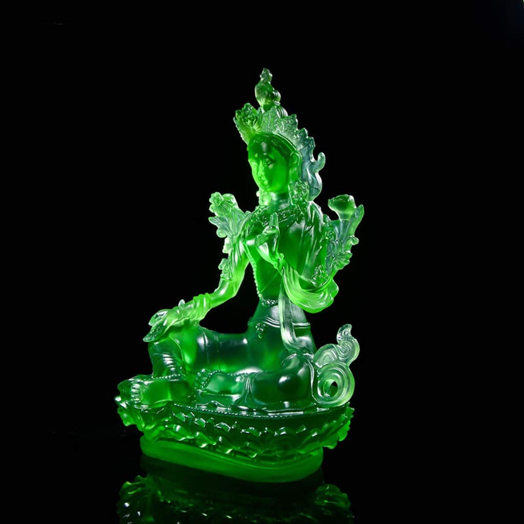 Estatuas de Buda Buda Estatua Resina Buddha Sereno Decorativo Zen Buddha Meditating Sentado Buda Escultura orando 8.27 Pulgadas Decoracion