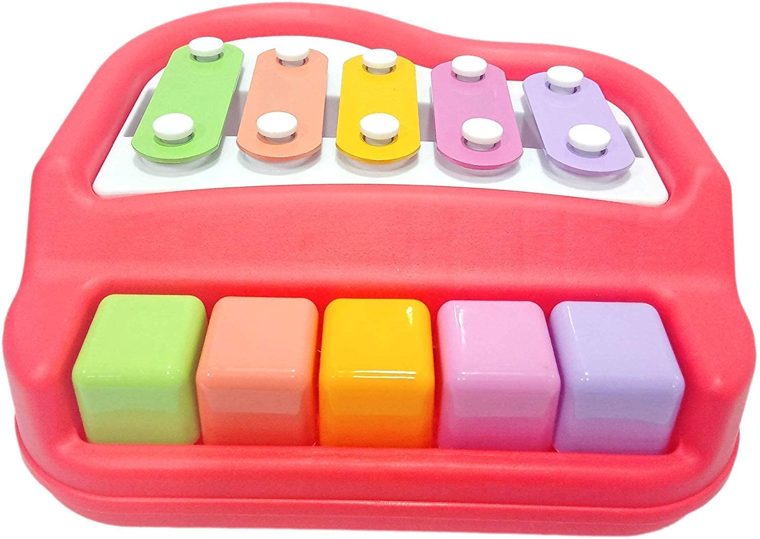 Tan O' Fun Musical Xylophone and Mini Piano, Non Toxic, Non-Battery, Assorted Color