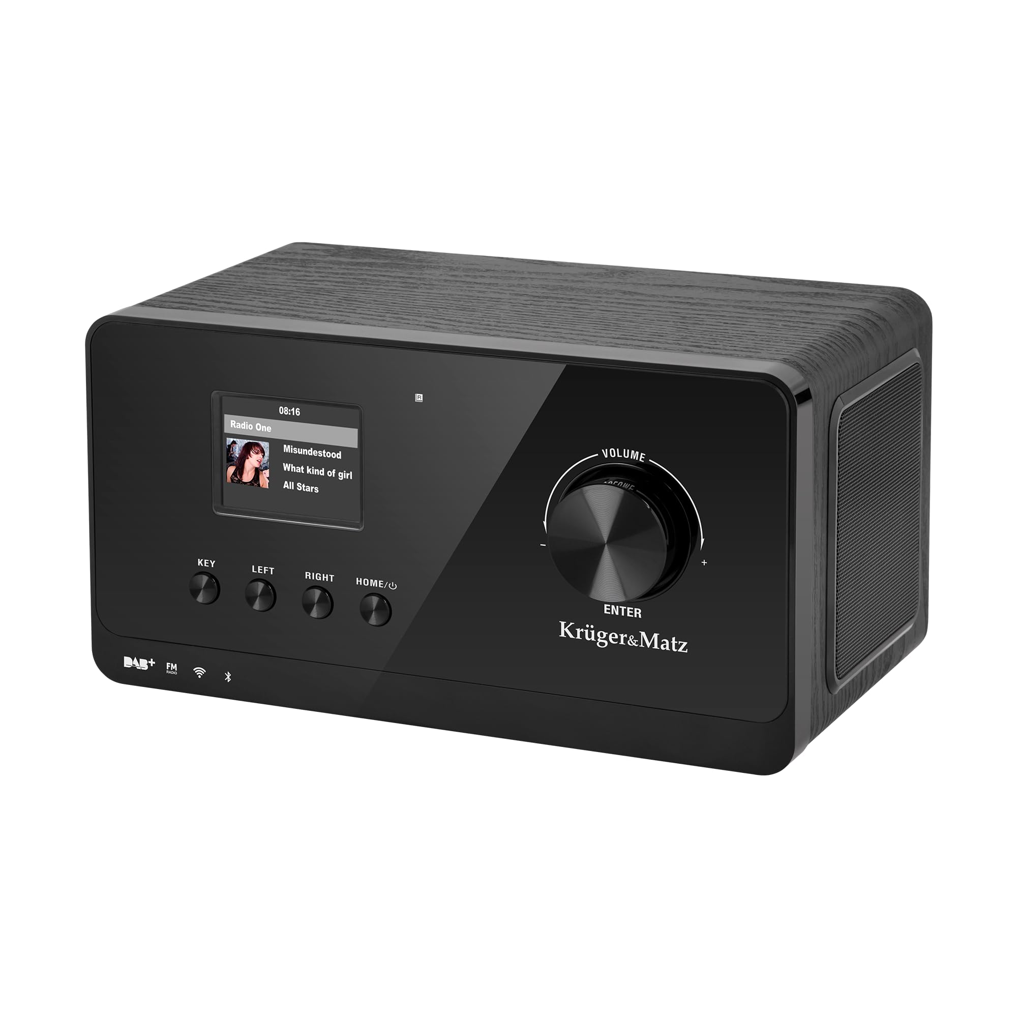 Krüger&Matz Radio Internet Wireless Bluetooth Sveglia FM DAB+ KM0816.1