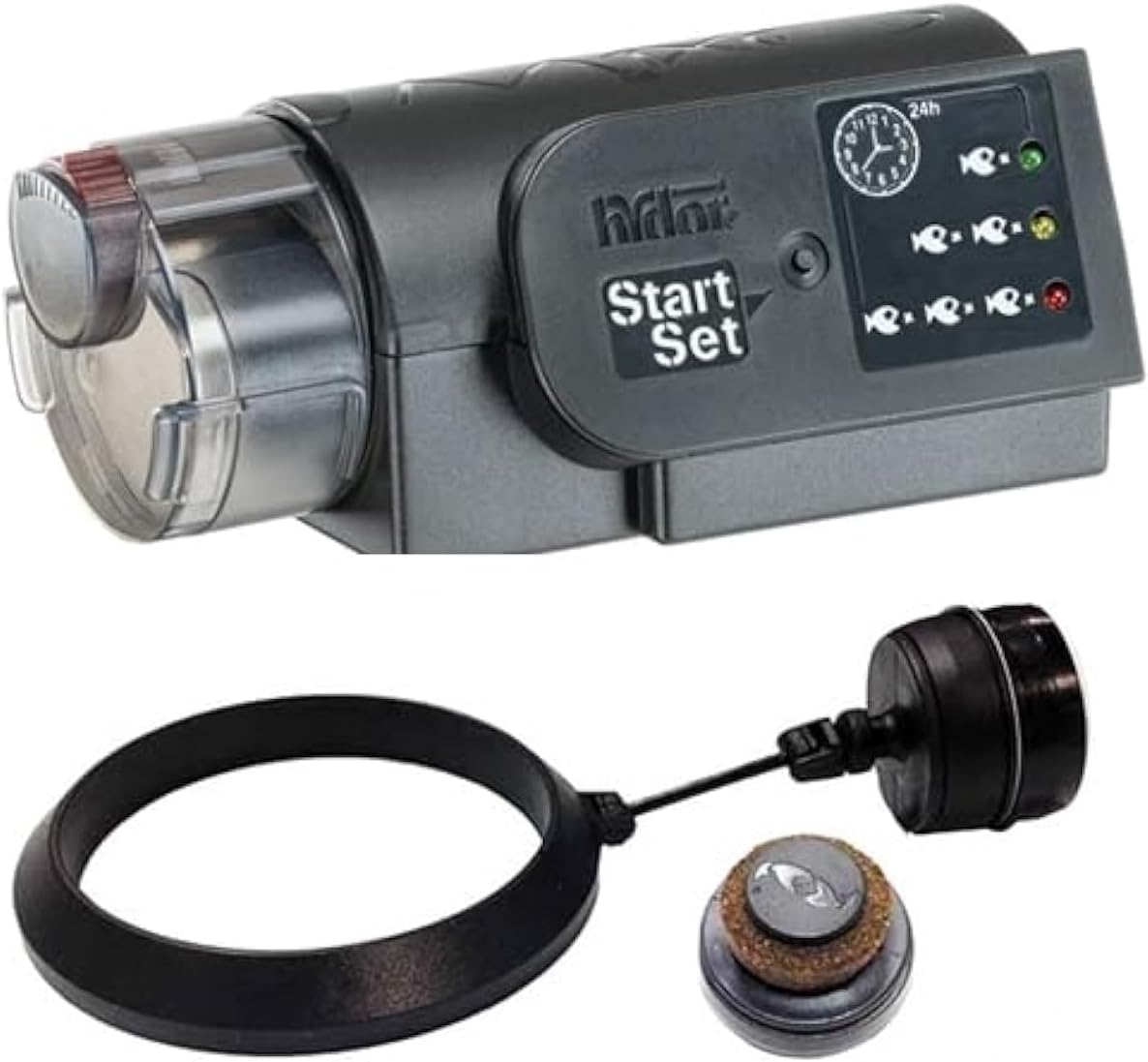 Two Little Fishies MagFeeder & Hydor Automatic Feeder for Aquariums Bundle (2 Items)