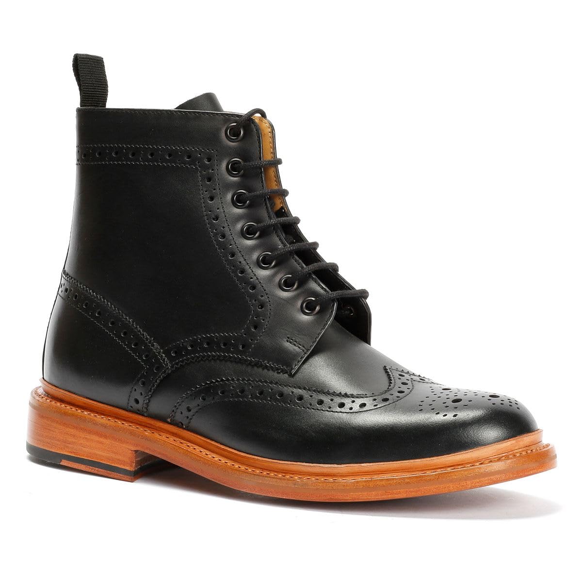 Chapman & Moore Walter Brogue skórzane męskie brązowe buty