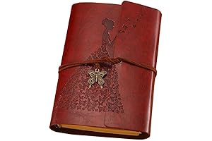 MALEDEN Journal to Write In - Vintage Leather Spiral Bound Notebook