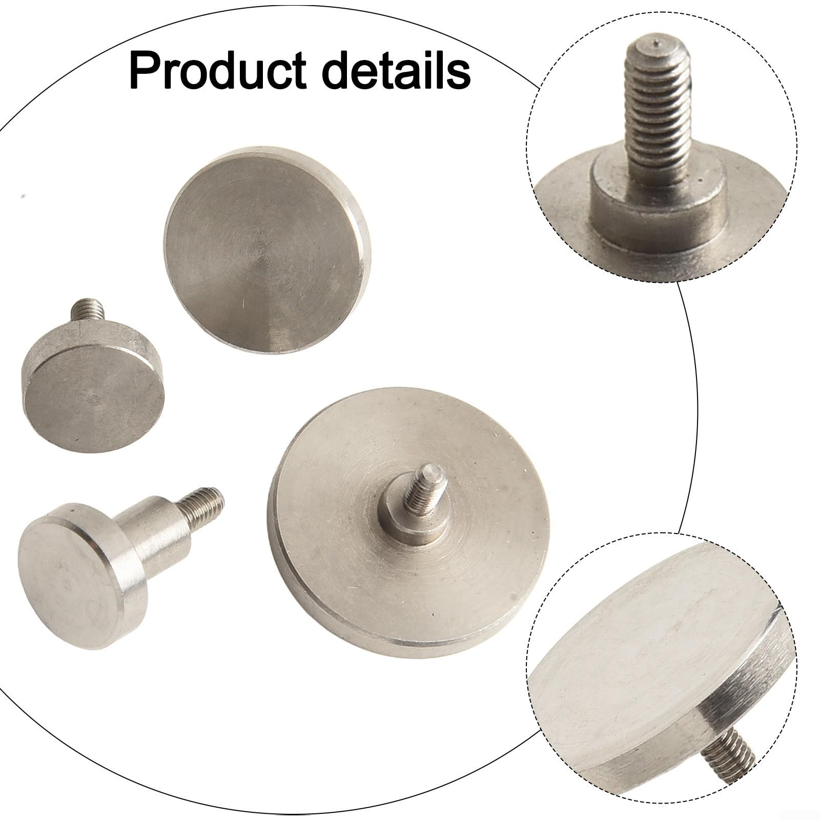 4 flache Kontaktpunkte für Messuhren M2 5 kompatibel, verschiedene Spezifikationen D10 L5, D10 für L10, D15 L5, D20 L5 (A Set (4 Stück))