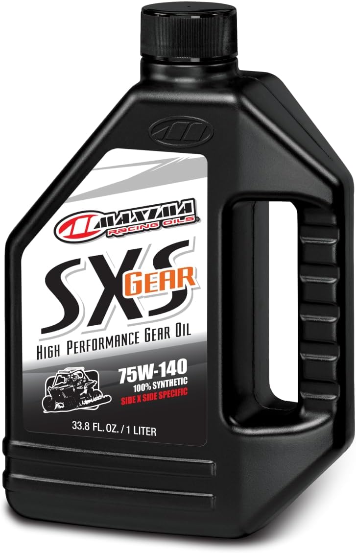 Maxima 40-46901 SXS 75w140 Synthetic Gear Oil 1L Bottle, Single