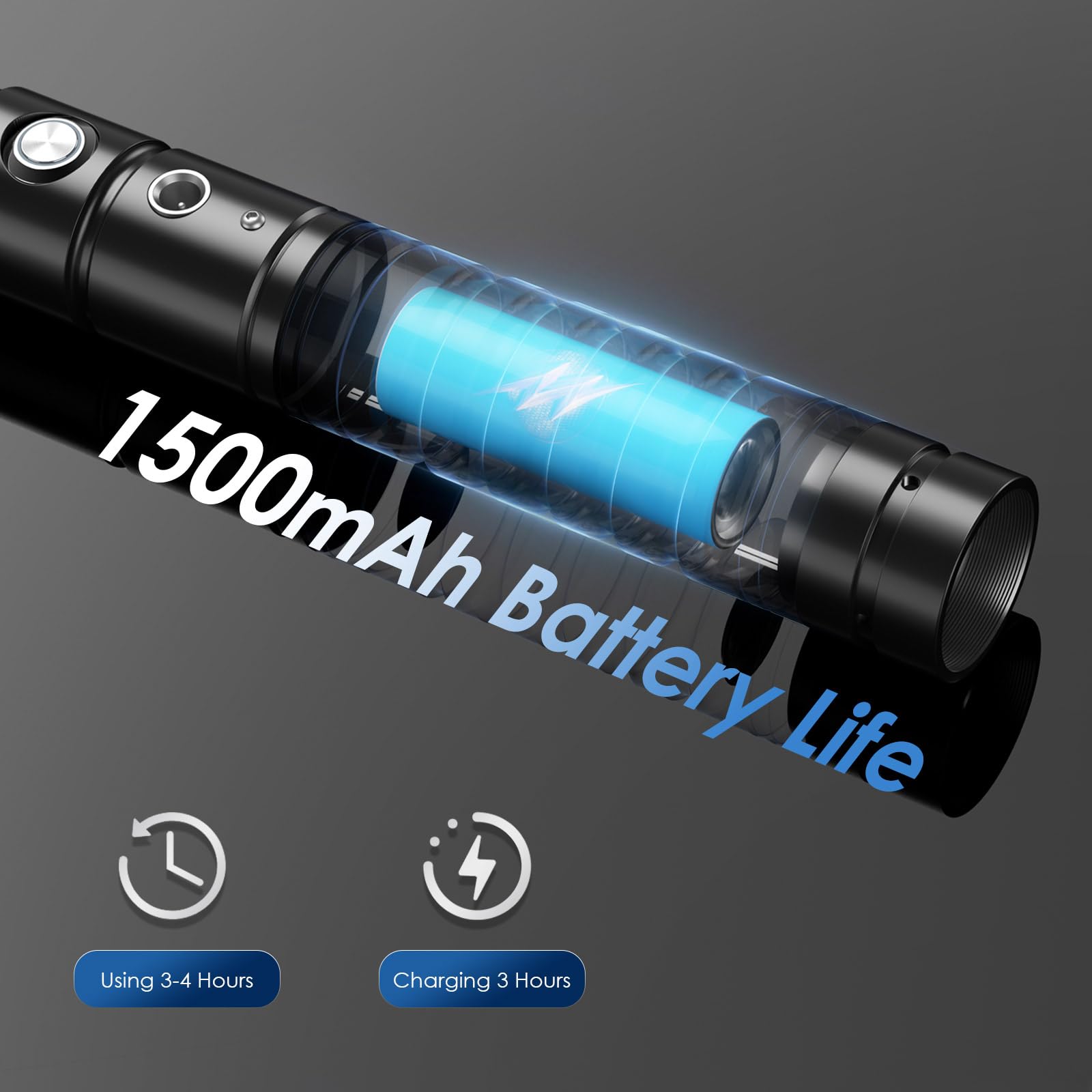 Hlieeosfcn Spada laser 2 pezzi spada laser per bambini e adulti 2 in 1 RGB 15 colore USB ricaricabile manico in metallo nero spada adatta per Halloween Natale cosplay