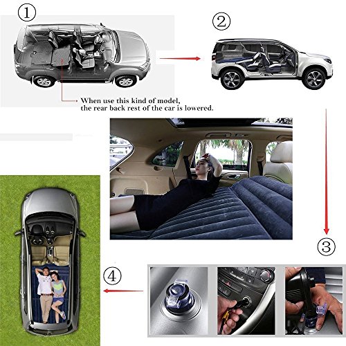 image for Berocia SUV Air Mattress, Thickened Car Bed Inflatable Home Air Mattre