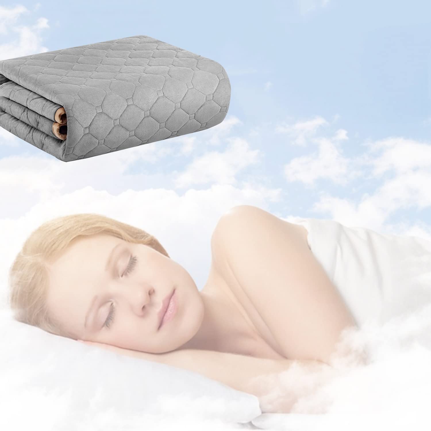 Electric Blanket, Electric Mattress Pad Blanket Overheat Protection Heated  Overblanket Bed Warmer King Size 1.8x1.5m 2x1.8m Electric Throw With Timer  Single/Double Control (Size : 200x180cm) : Amazon.co.uk: Health u0026 Personal  Care