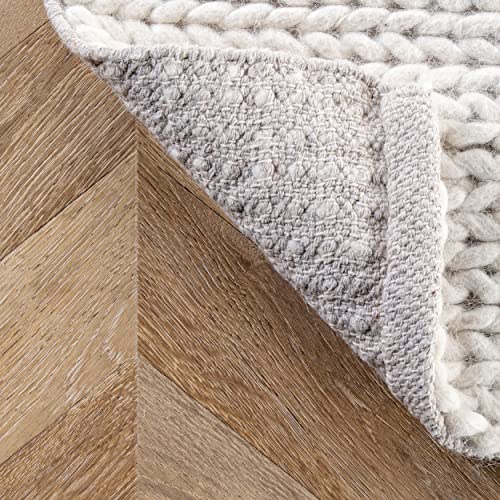 Tapete Nuloom Penelope Off-White 2'6" x 6' miniatura 5