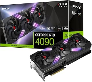 PNY GeForce RTXâ„¢ 4090 24GB XLR8 Gaming VERTO EPIC-X RGBâ„¢ Overclocked Triple Fan Graphics Card DLSS 3