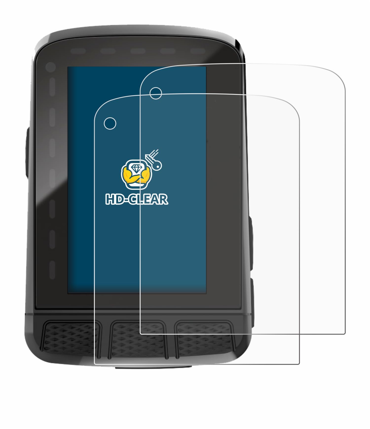 Upscreen Protecteur D´Écran Mat En Verre Pour Wahoo Elemnt Roam V2 GPS Film De Protection 9h Anti Reflet