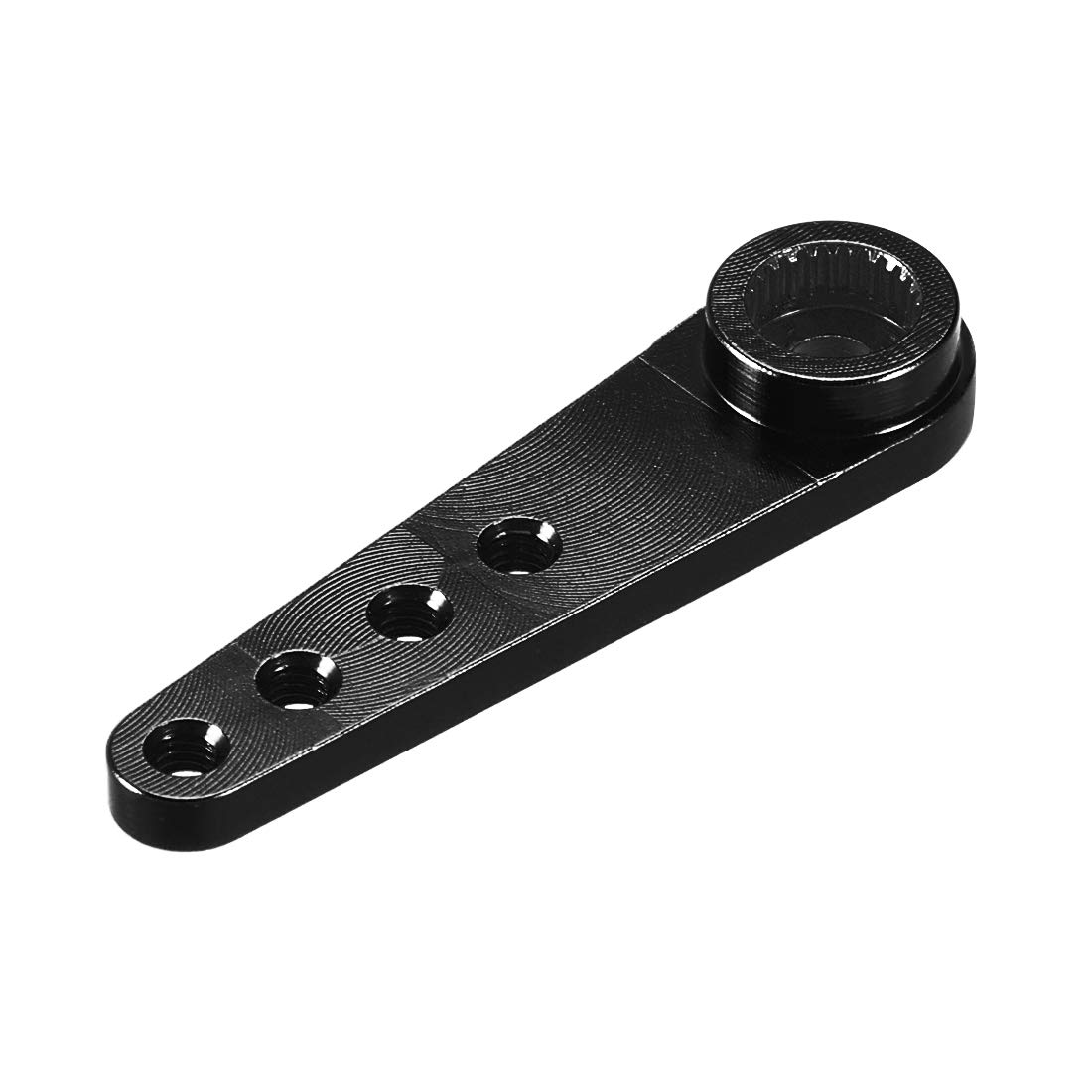 sourcing map 2 szt. aluminium 25T Servo Horn do Futaba Savox RC model samochód łódź czarny