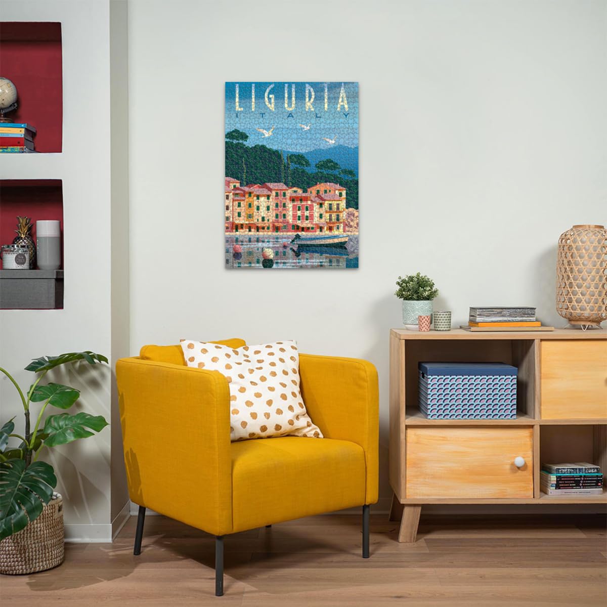 Ravensburger - Puzzle Cartolina dalla Liguria, 1000 Pezzi, Puzzle Paesaggi per Adulti e Ragazzi, Idea Regalo per Lei o Lui, 70x50 cm