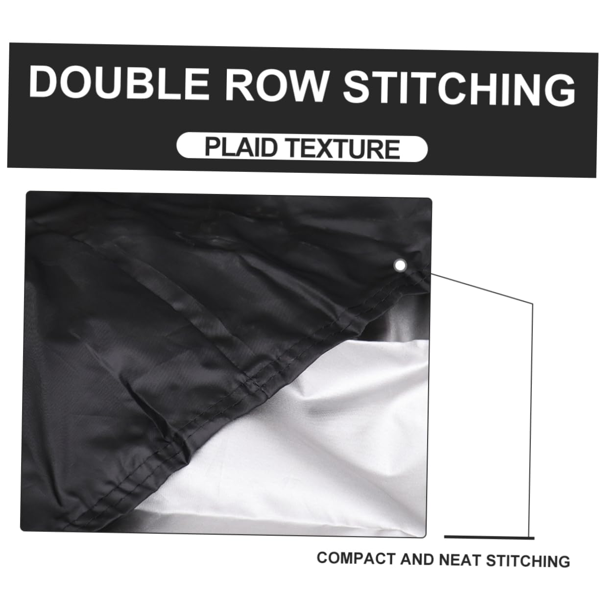 POPETPOP Housse De Protection Imperméable Et Anti-UV pour Tondeuse Et Véhicule Tout- Housse Extérieure Légère Et Résistante Protection La Poussière Pluie Noir