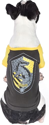 Miniatura 2 de Harry Potter Hufflepuff Camiseta para mascotas en talla extra grande Camiseta XL para perro, camisa Harry Potter Dog Ropa y accesorios para perros