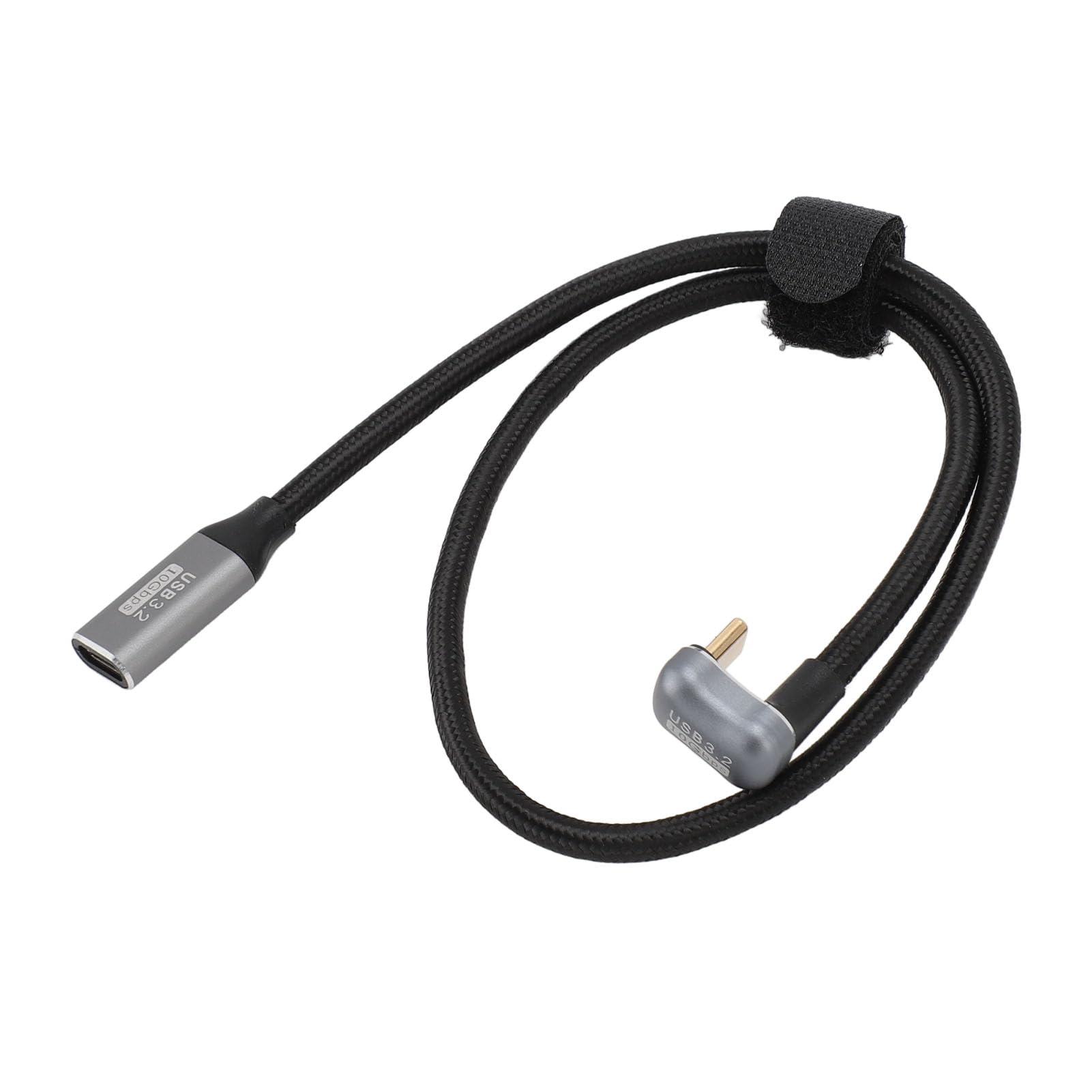 Kabel Przedłużający Typu C, Kabel Danych USB3.2 Gen2 10 Gb/s 4K 60 Hz Kabel Danych Typu C do Typu C Obsługuje Słuchawki z Ekranem Projekcyjnym OTG (50cm)