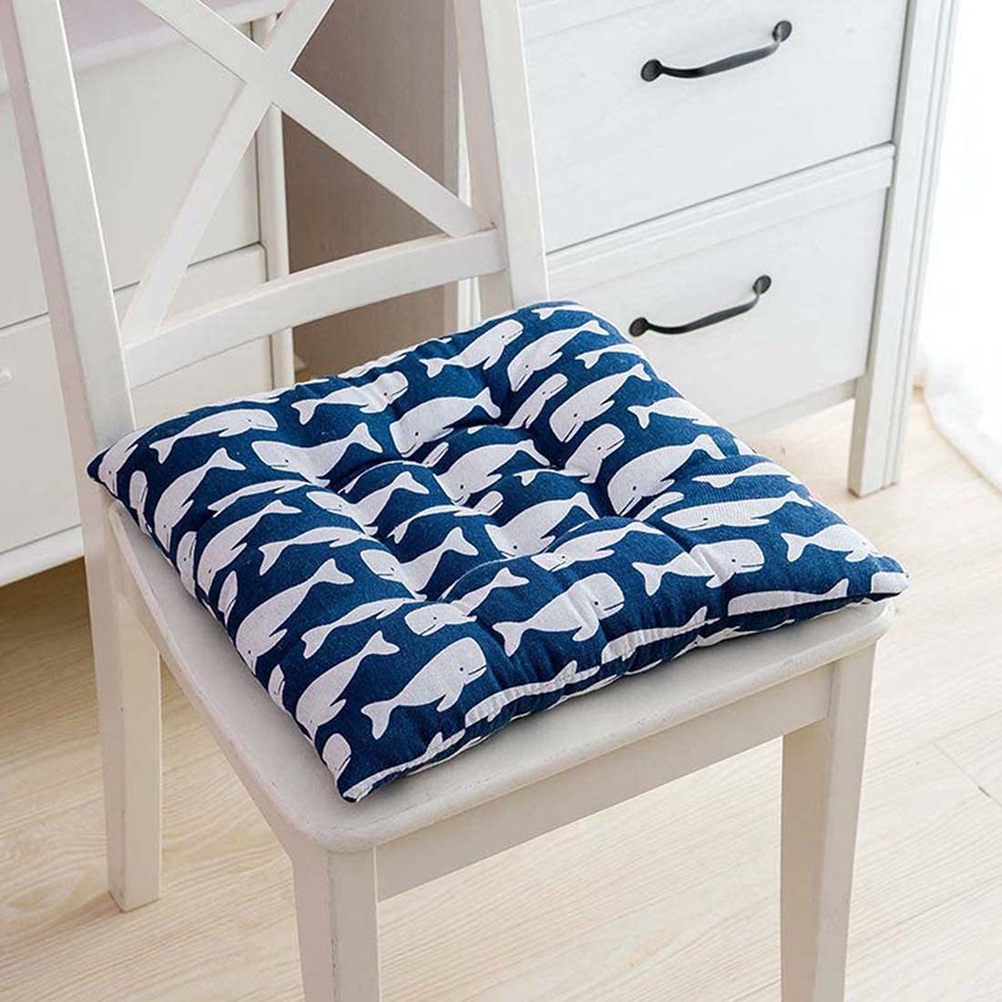 Coussins de chaise doux lot de 4 avec attaches épaisses de 45 mm pour un confort de siège
