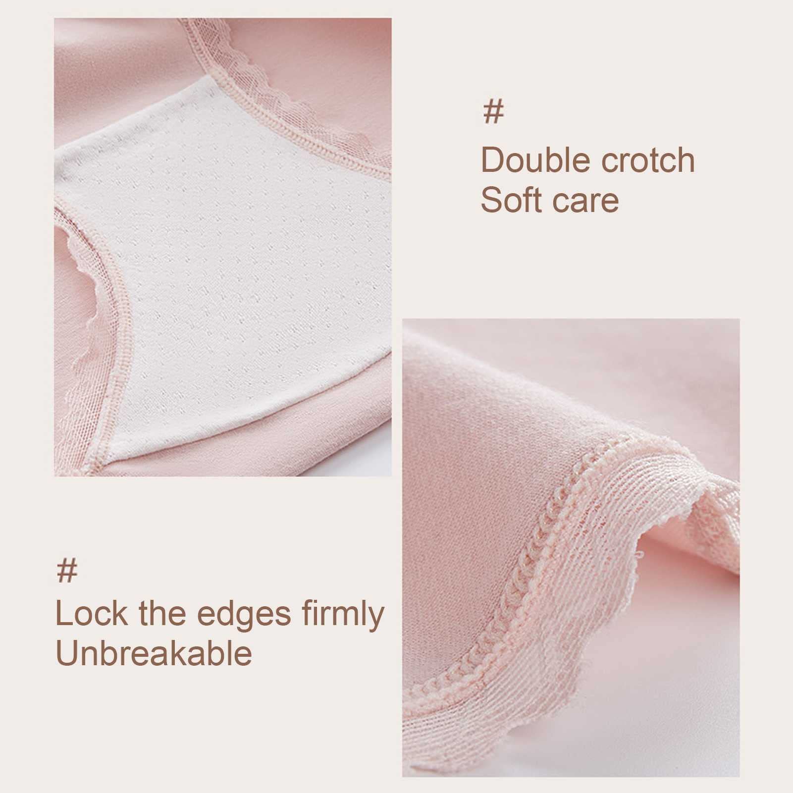 Wysokiej Jakości Kobiet Bielizna 3 Sztuk Koronki Postpartum Knickers Miękka Bawełniana Ciąża Majtki Rozciągnij wygodne(Size:M)