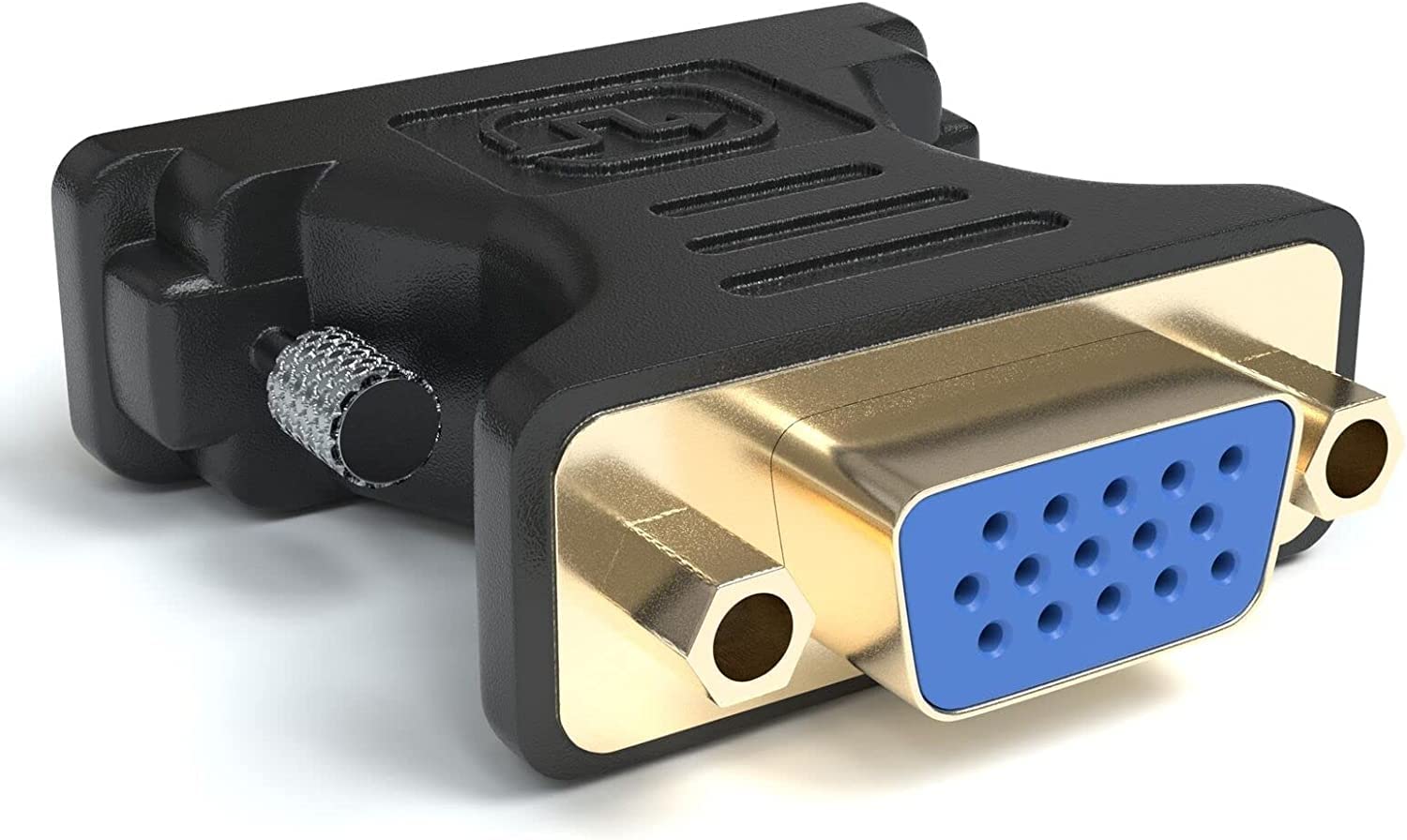 Adattatore DVI a VGA, Convertitore cavo DVI a VGA, 24 + 5 Plug TFT Monitor Adattatore per Beamer Computer PC Monitor