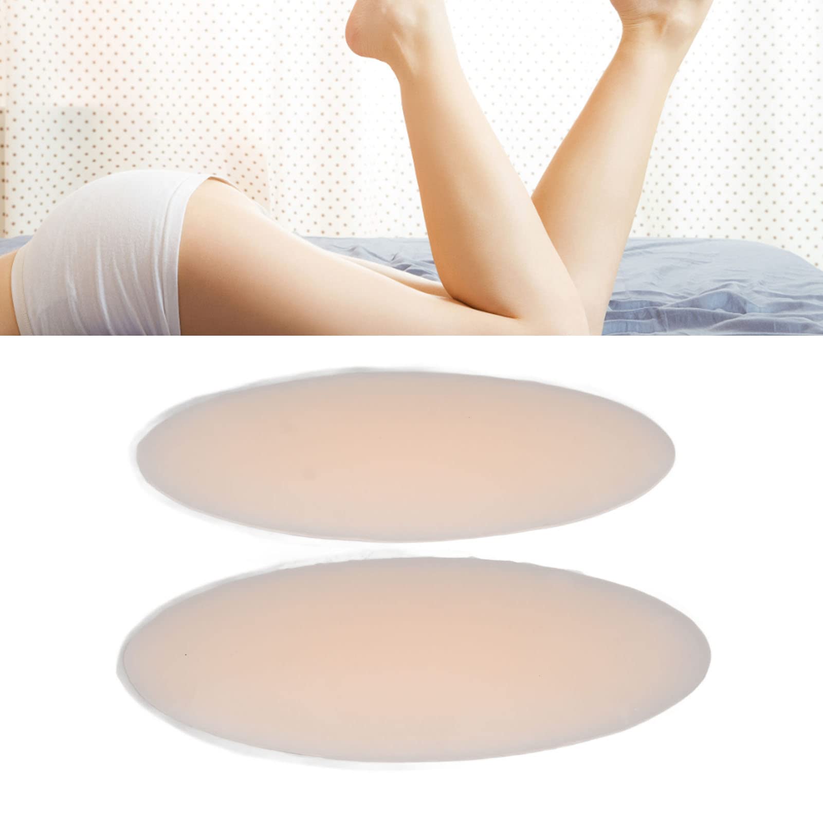 Cuscinetti Per Polpacci, Cuscinetto Adesivo da 4,2 Once Correttore Per Polpacci in Silicone Morbido, Correttore Adesivo Per Gambe, Cuscinetto Per Polpacci in Silicone Compatibile Per Gambe Sottili E S