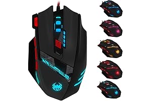 Zelotes T90 Gaming Mouse with Auto Clicker