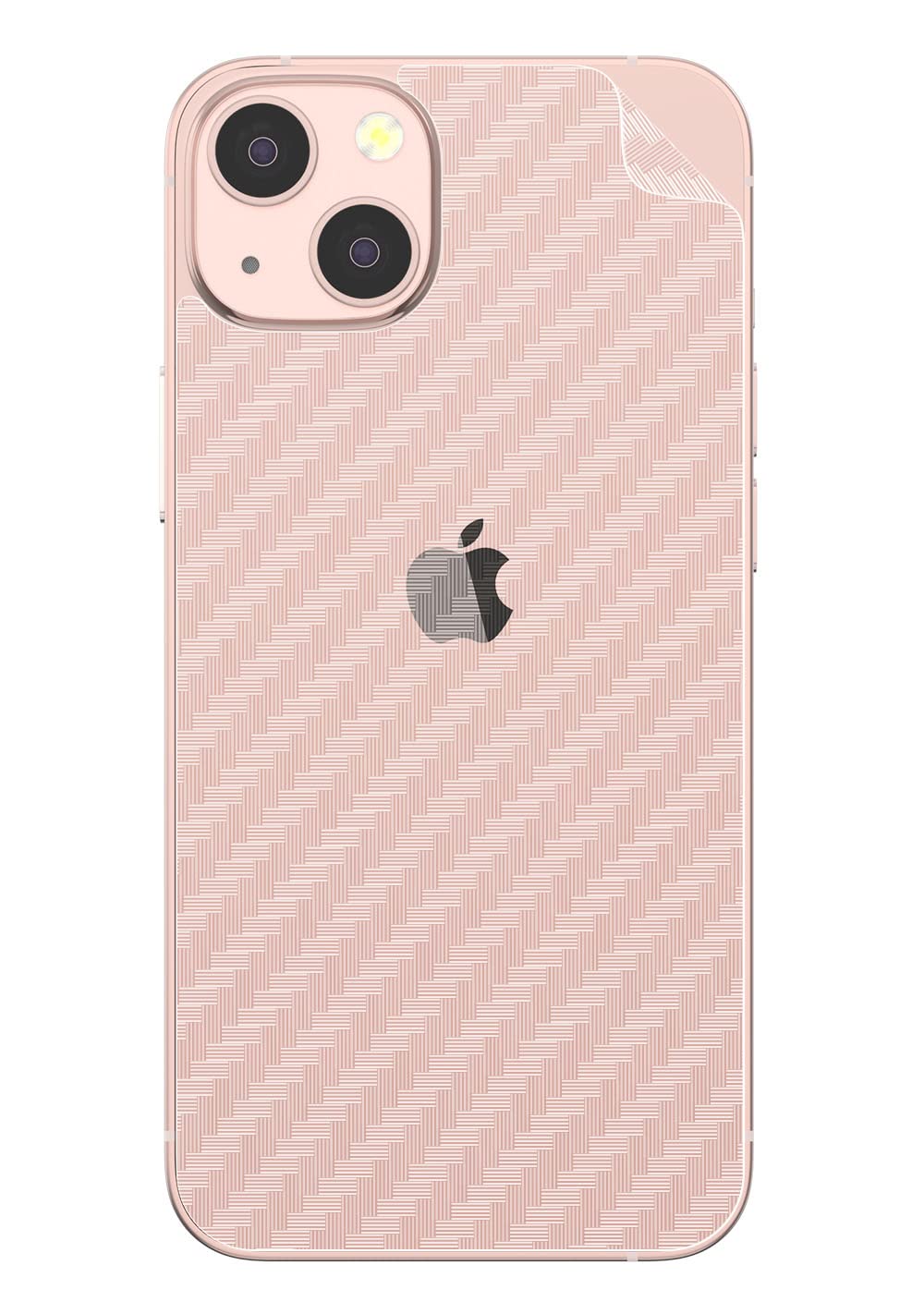 Amazon | 【4枚セット】iPhone13用 背面フィルム カーボンスキンシール 