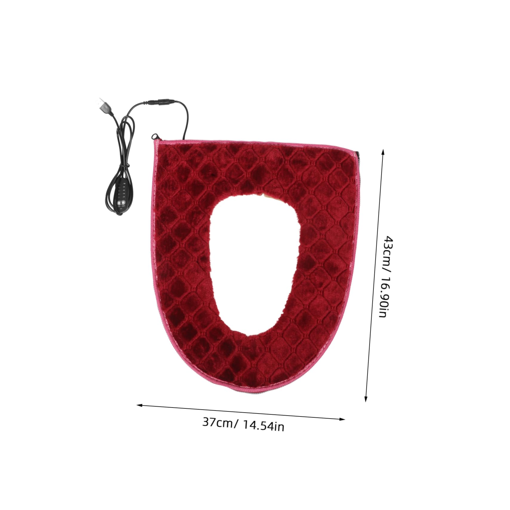 RORPOIR Home Toilet Seat Warmer Pad Washable Reusable Seat Comfortable Quick Heating Feature