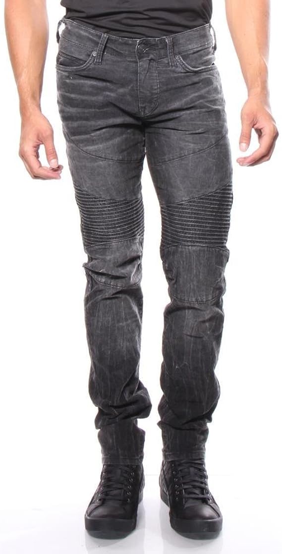 True Religion - Mens Rocco Moto Skinny 