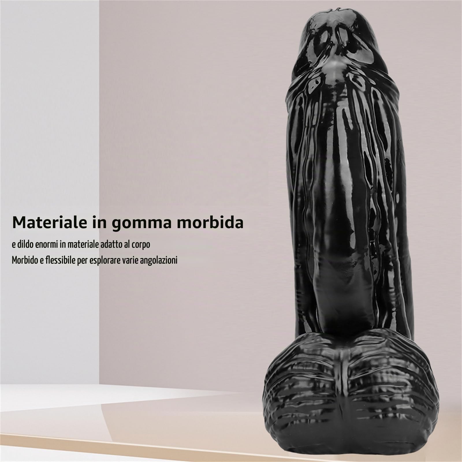 Dildo enorme, dildo anale gigante plug anale fisting dilatatore anale diametro extra large dildo anale con ventosa giocattoli sessuali for donne