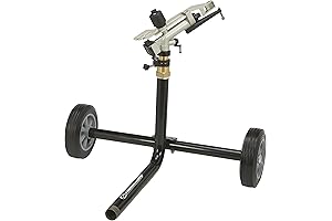 Strongway Wheeled Sprinkler: Effortless Lawn Watering with Exceptional Mobility