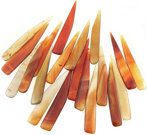 Miniatura 4 de LUORNG 3IN1 Burnisher 3.1 in 3.5 in 3.9 in cuchillo de ágata pulido joyería herramienta de pulido