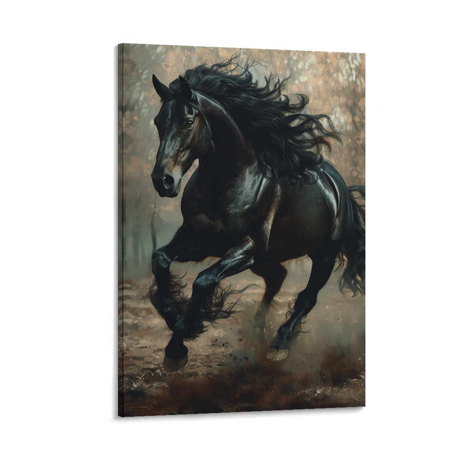 DHBANEIOK Horse Print, Canvas Wall Art, Pictures for Living Room And Bedroom, Prints for Special Occasions 08x12inch(20x30cm)