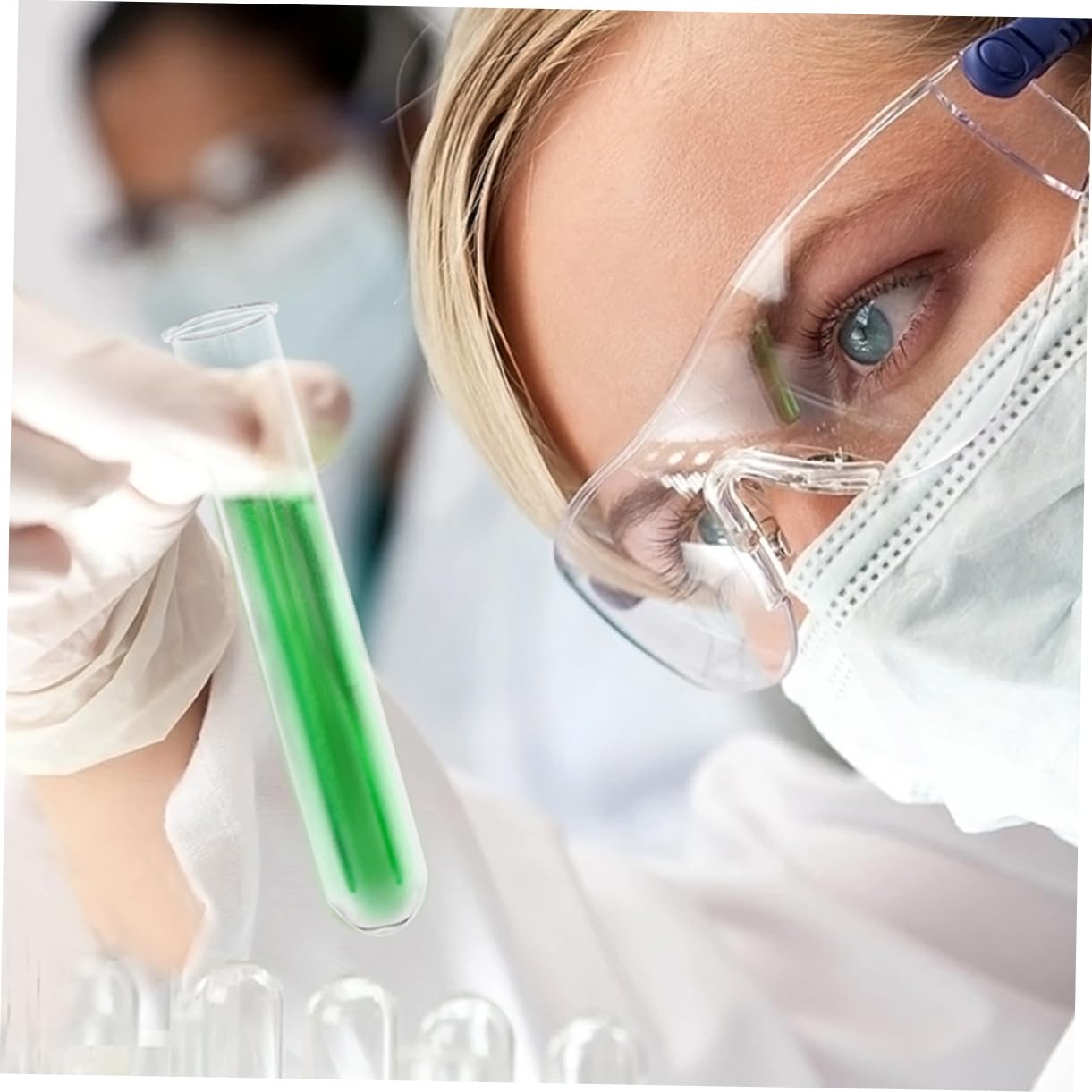 ULTECHNOVO 20pezzi Provette Trasparenti Per Esperimenti Di Laboratorio e Progetti Fai Da Te Multiuso Per Campioni e Creazioni Artistiche
