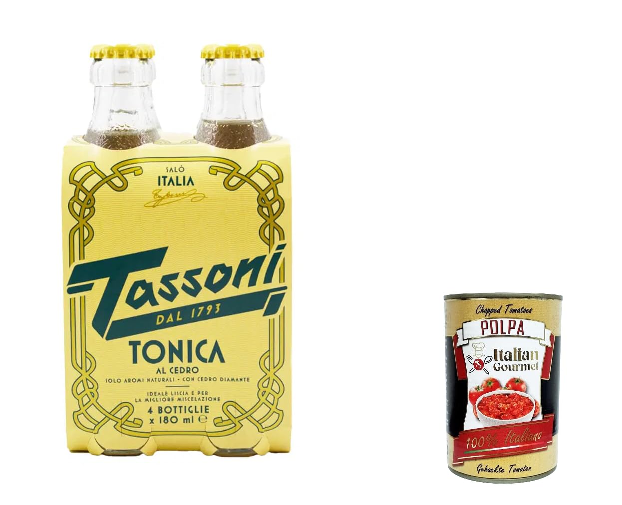 Italian Gourmet Tonica al Cedro bevanda tonica 24 x 180ml, Glasflaschen pur
