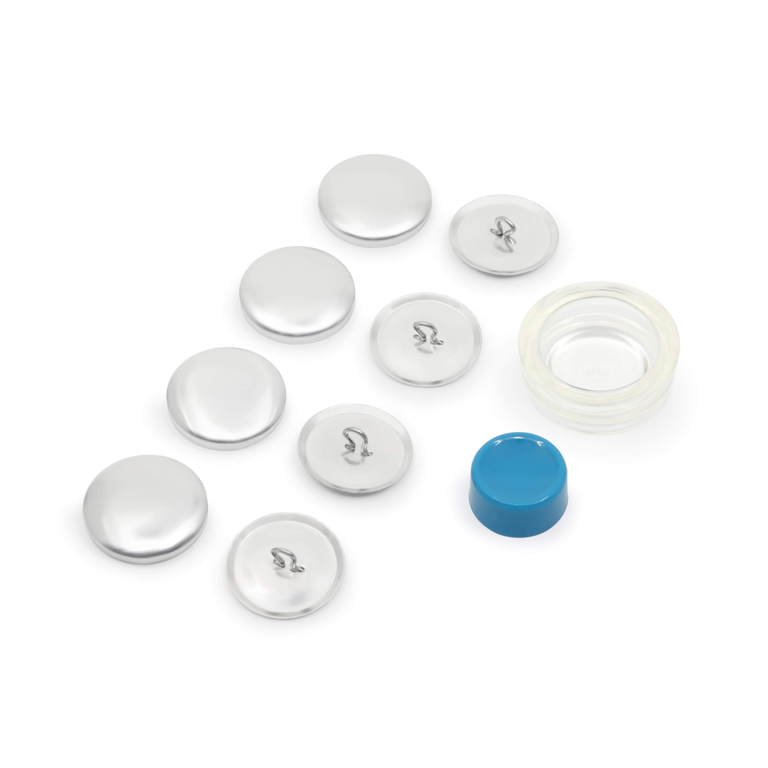 Dritz Button Kit, Aluminum, Nickel, Size 36-7/8-Inch, Size 36 - 7/8-Inch - Image 4