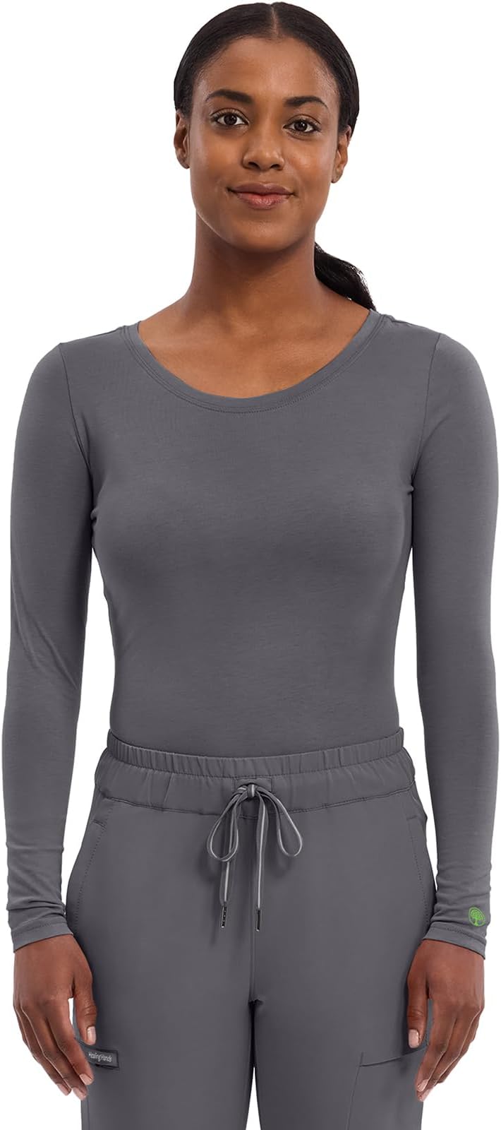 Healing Hands Women's Underscrub Soft Knit Melissa Longsleeve Scrub Tee with Breathable & Easy Care Fabric 5047